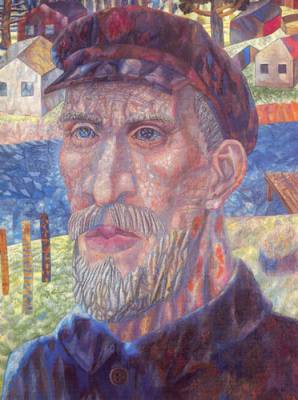 Kolchozník - Autor: Pavel Filonov Kolchozník - Autor: Pavel Filonov