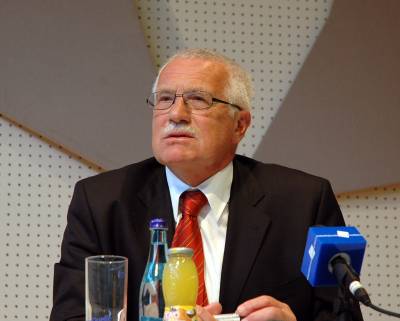 Prezident ČR Václav Klaus - Zdroj: Wikipedia 