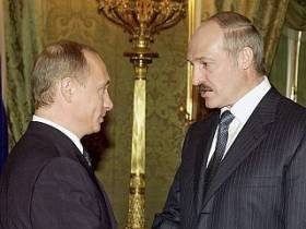 Prezidenti Putin a Lukašenko - Zdroj: Zdroj: wikipedia.ru